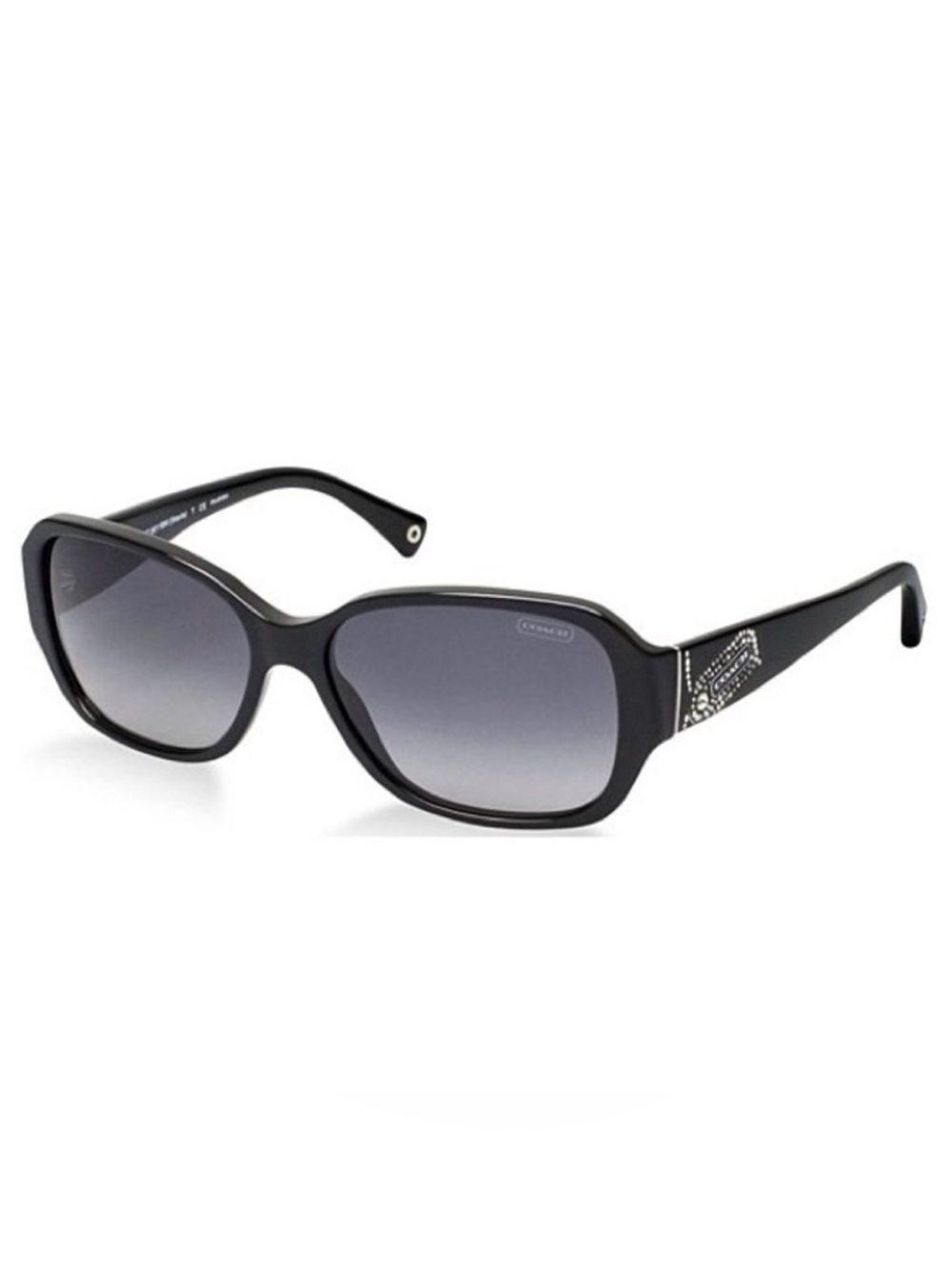 COACH Stacia Polarized Sunglasses | HC 8011BM Stacia 5002/T3 Black